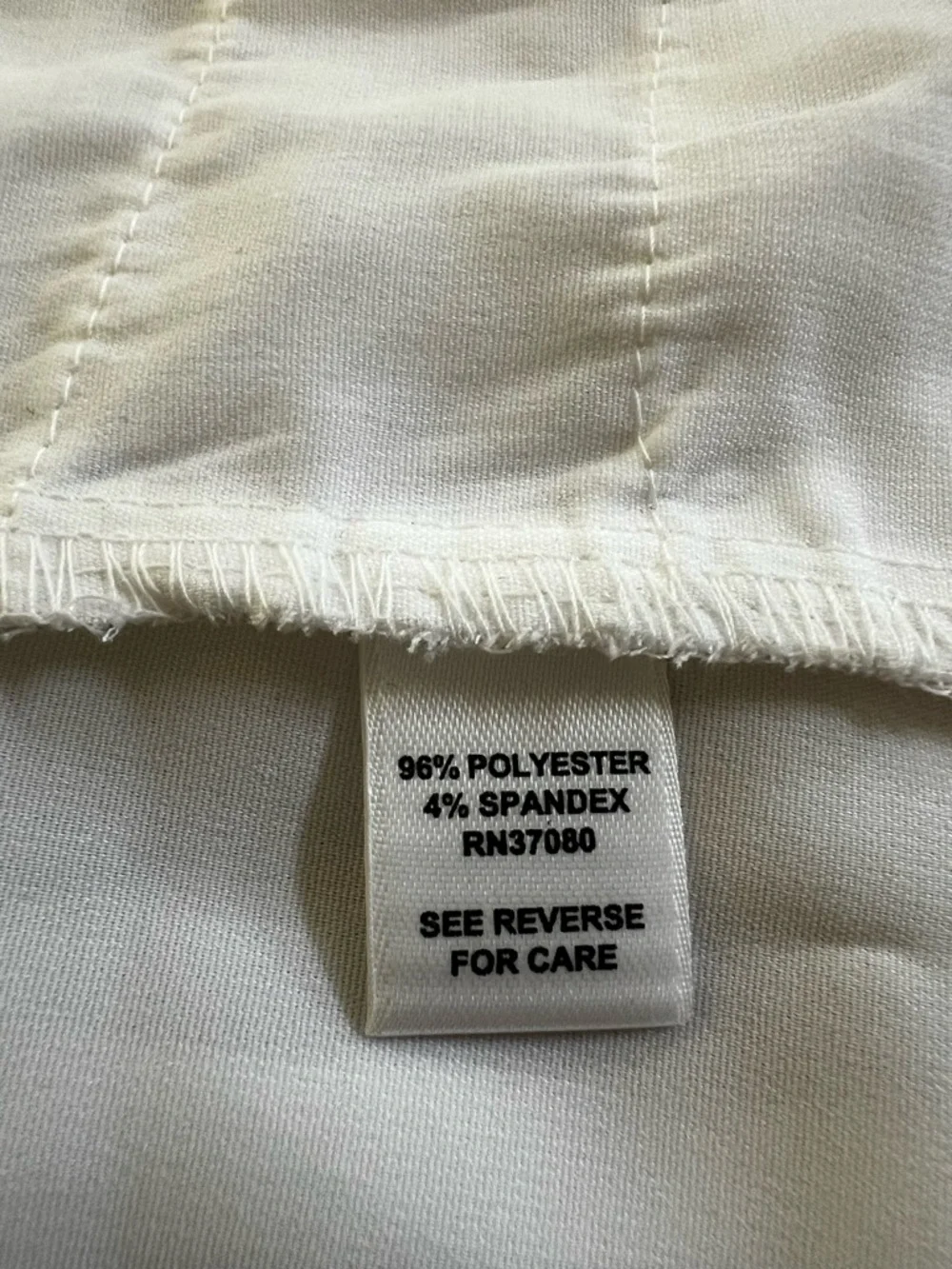 Cato White Women’s Sleeveless Ruffle Tiered  Scoop Neck Blouse Size Small - Picture 6 of 6